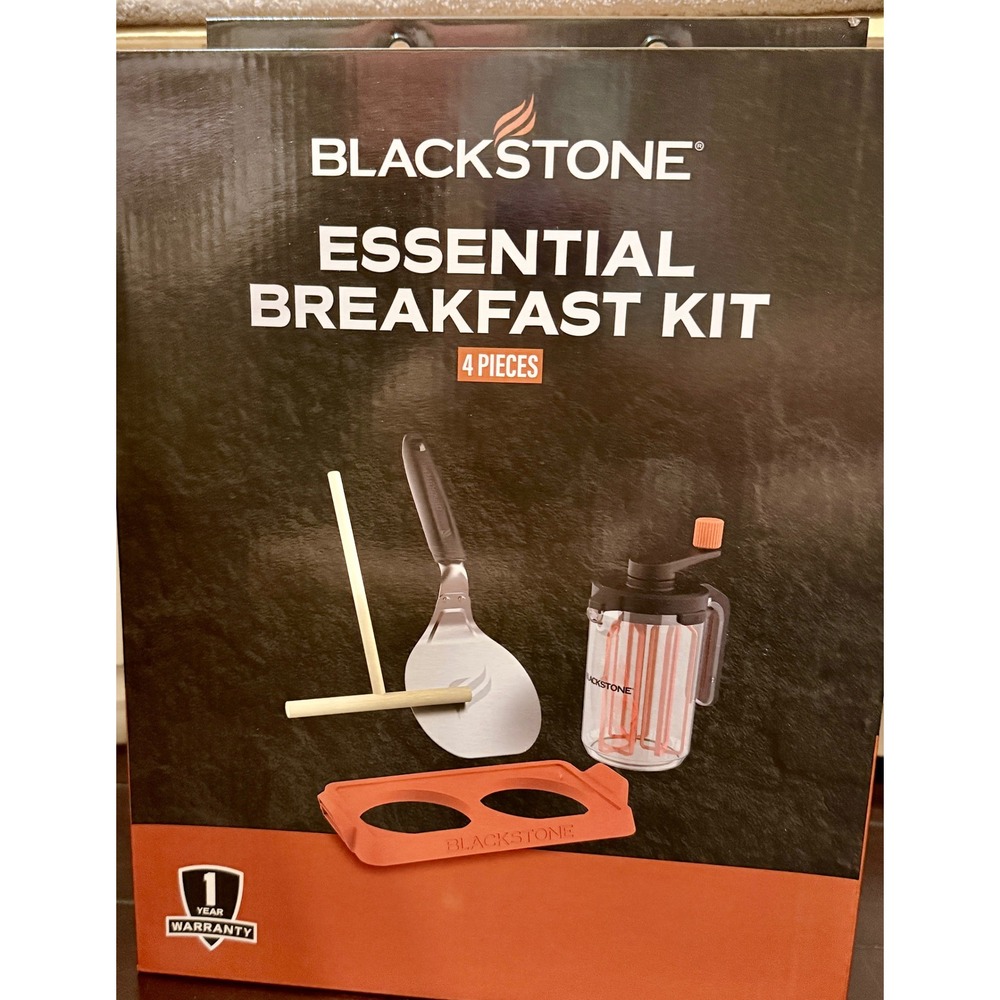 Blackstone Essential Breakfast Kit Unisex OS Orange‎ Excellent 4 Piece Set